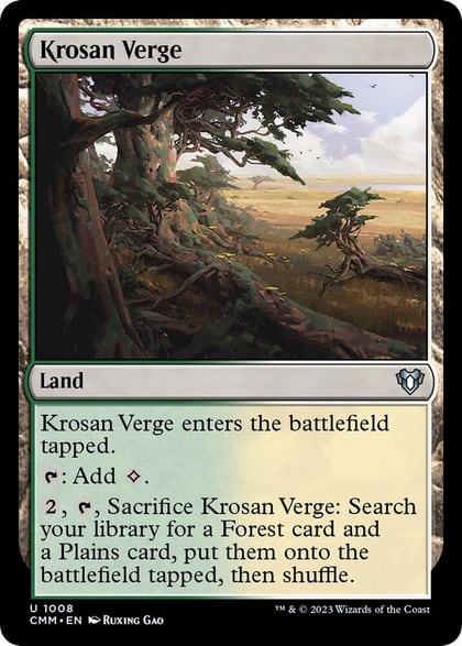 Krosan Verge, Commander Masters 1008