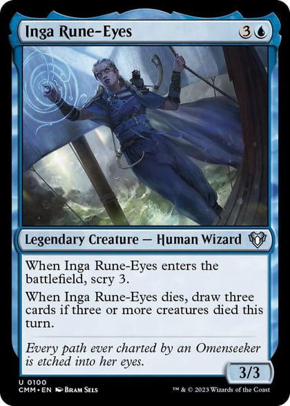 Inga Rune-Eyes, Commander Masters 100
