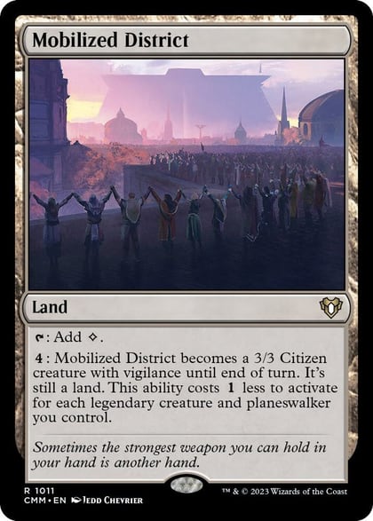Mobilized District, Commander Masters 1011