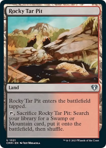 Rocky Tar Pit, Commander Masters 1021