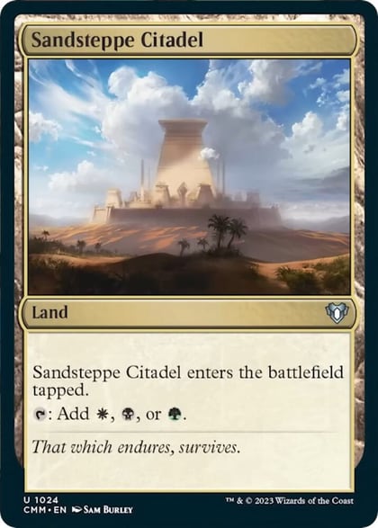 Sandsteppe Citadel, Commander Masters 1024