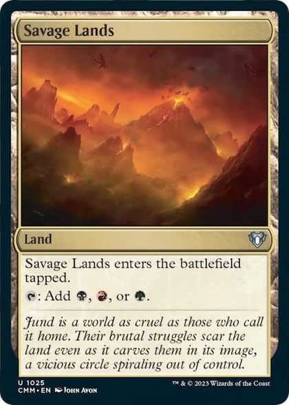 Savage Lands, Commander Masters 1025