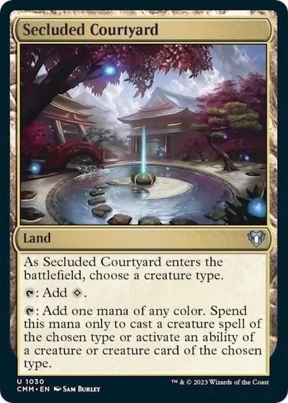 Secluded Courtyard, Commander Masters 1030
