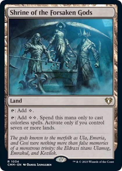 Shrine of the Forsaken Gods, Commander Masters 1034