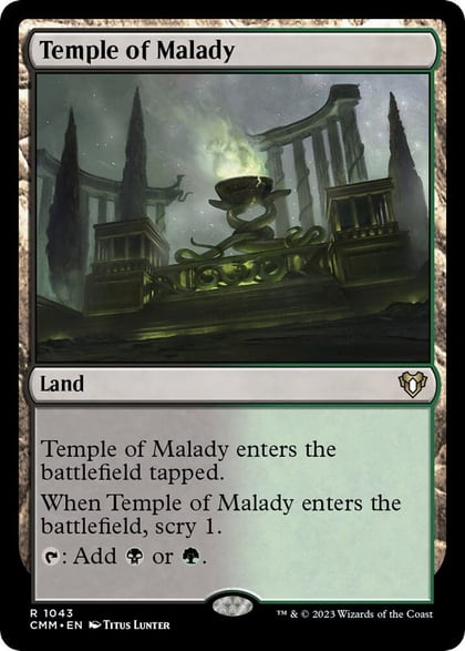 Temple of Malady, Commander Masters 1043