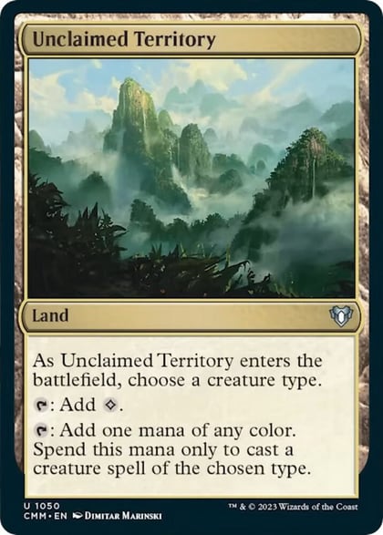 Unclaimed Territory, Commander Masters 1050