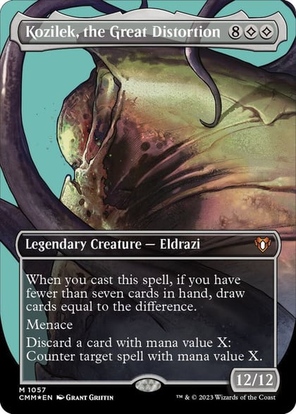 Kozilek, the Great Distortion (Textured Foil), Commander Masters 1057