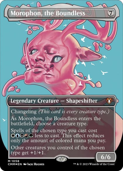 Morophon, the Boundless (Textured Foil), Commander Masters 1058