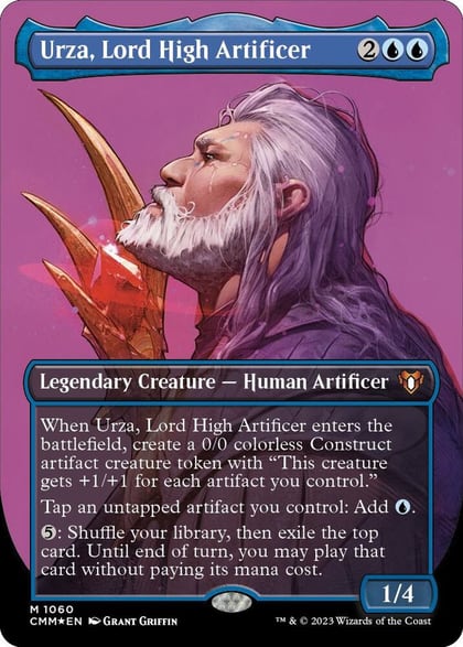 Urza, Lord High Artificer (Textured Foil), Commander Masters 1060