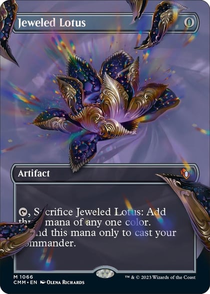 Jeweled Lotus (Textured Foil), Commander Masters 1066