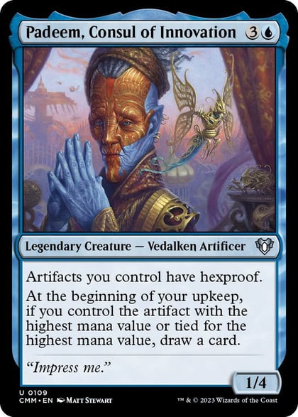 Padeem, Consul of Innovation, Commander Masters 109