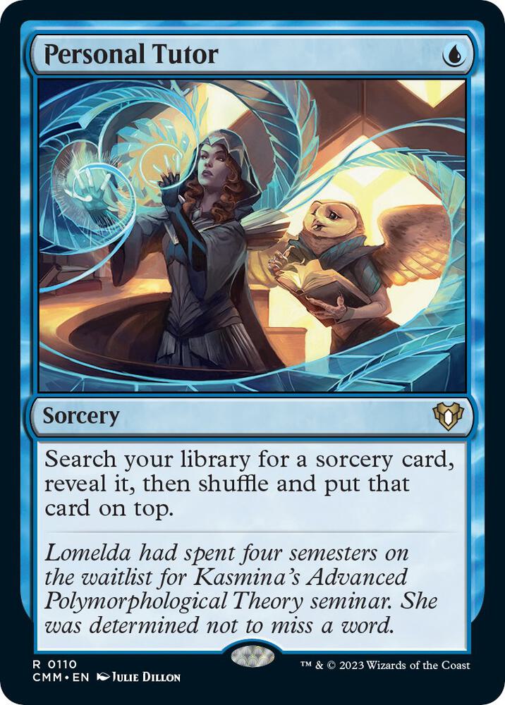 Personal Tutor, Commander Masters 110