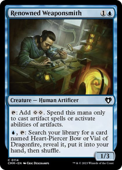 Renowned Weaponsmith, Commander Masters 114