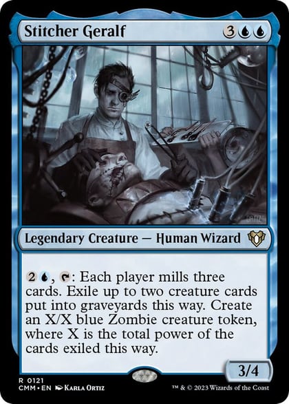 Stitcher Geralf, Commander Masters 121