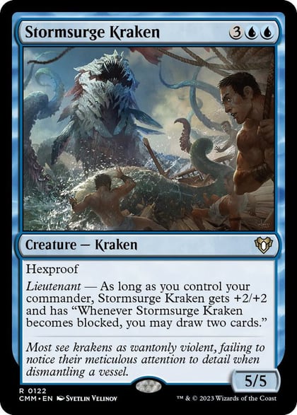 Stormsurge Kraken, Commander Masters 122