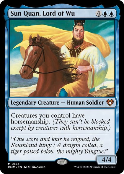 Sun Quan, Lord of Wu, Commander Masters 123
