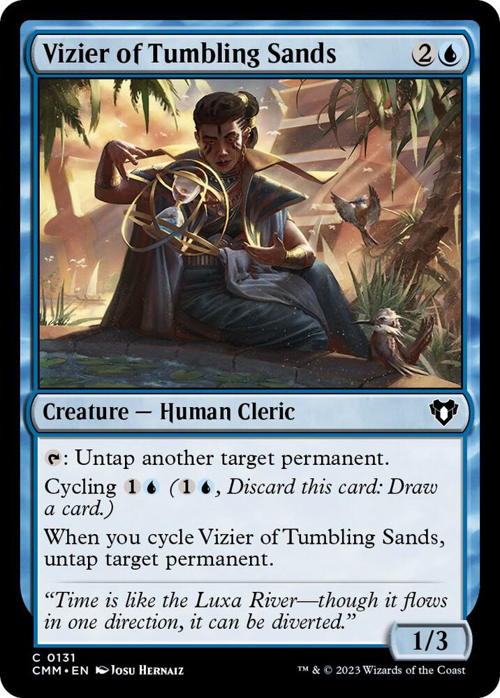 Vizier of Tumbling Sands, Commander Masters 131