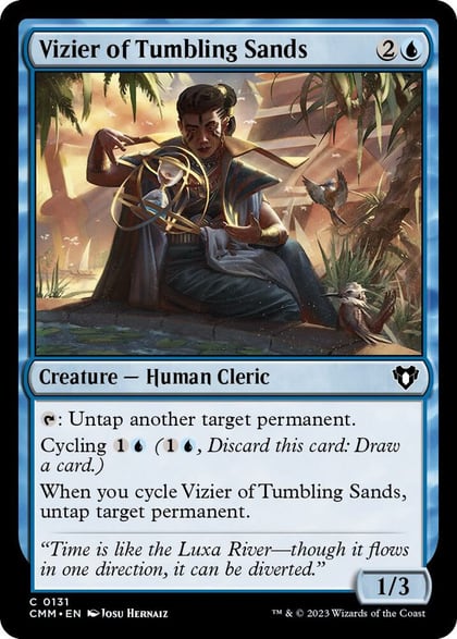 Vizier of Tumbling Sands, Commander Masters 131