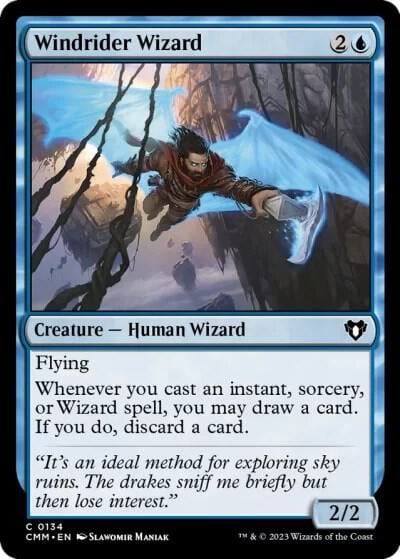 Windrider Wizard, Commander Masters 134