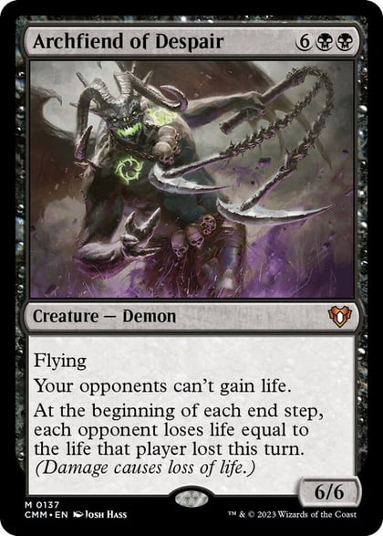 Archfiend of Despair, Commander Masters 137