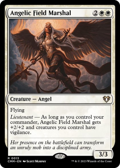 Angelic Field Marshal, Commander Masters 13