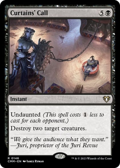 Curtains' Call, Commander Masters 146