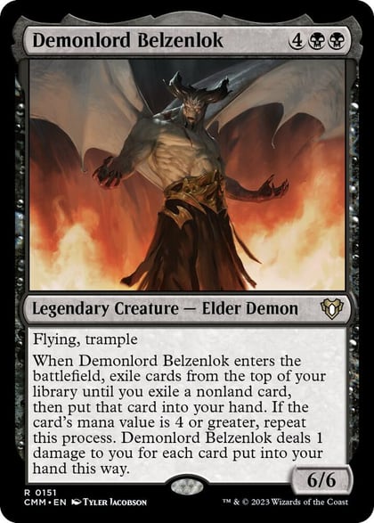 Demonlord Belzenlok, Commander Masters 151