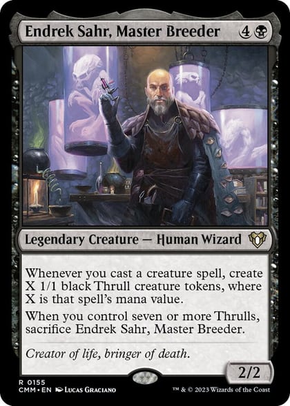 Endrek Sahr, Master Breeder, Commander Masters 155