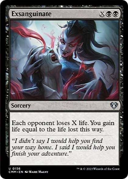 Exsanguinate, Commander Masters 156