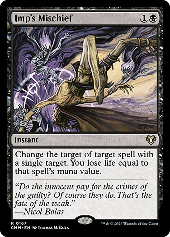 Imp's Mischief, Commander Masters 167