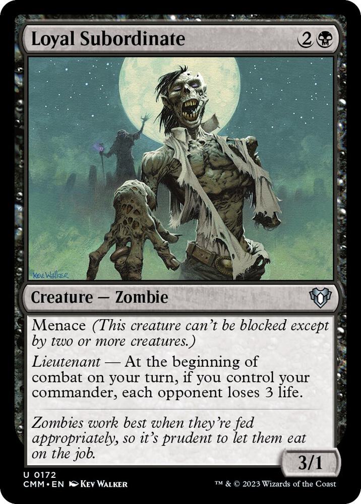 Loyal Subordinate, Commander Masters 172