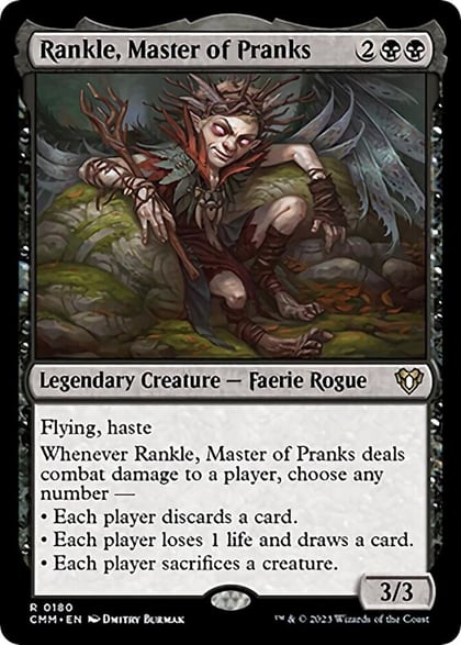 Rankle, Master of Pranks, Commander Masters 180