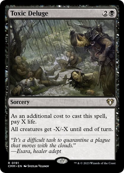 Toxic Deluge, Commander Masters 191