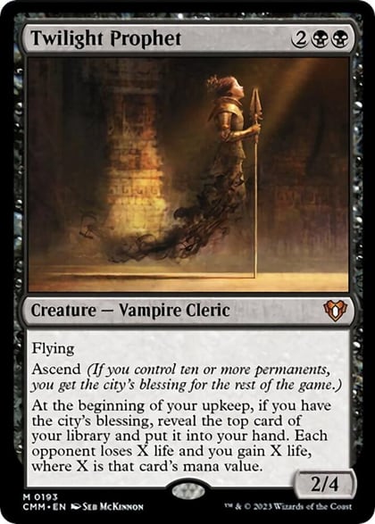 Twilight Prophet, Commander Masters 193