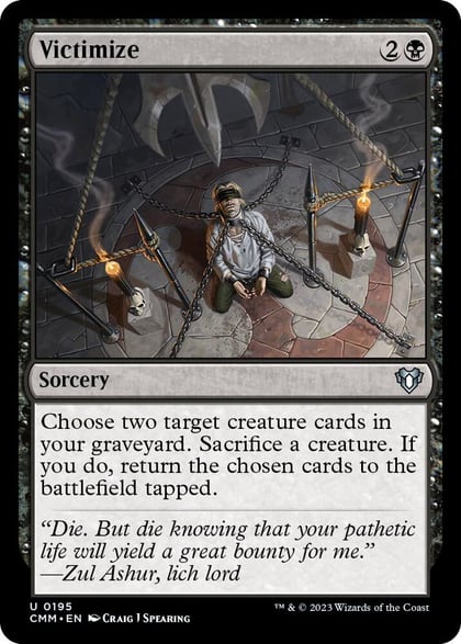 Victimize, Commander Masters 195