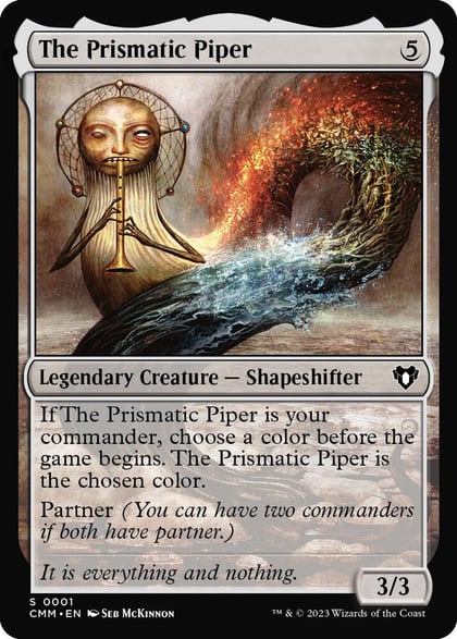 The Prismatic Piper, Commander Masters 1