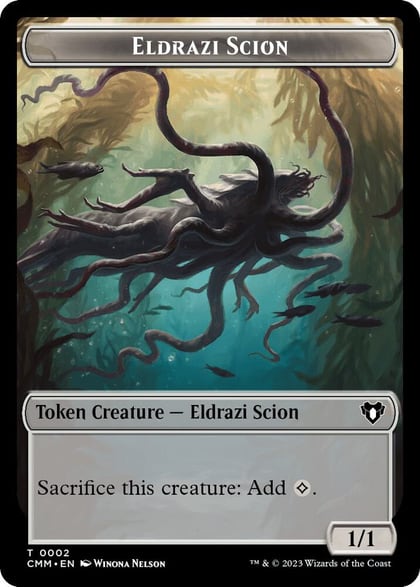 Eldrazi Scion // Dwarf Berserker Double-Sided Token, Commander Masters 2 // 23