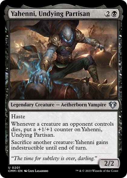Yahenni, Undying Partisan, Commander Masters 201