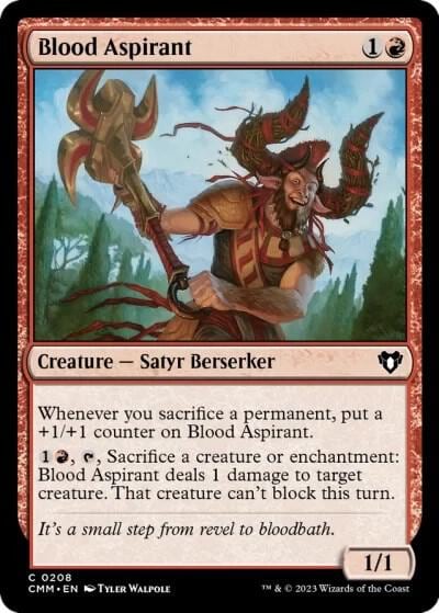 Blood Aspirant, Commander Masters 208