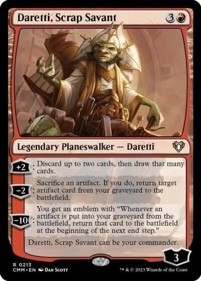 Daretti, Scrap Savant, Commander Masters 213