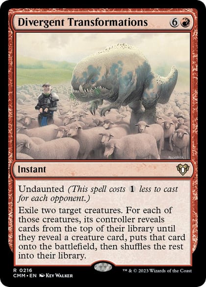 Divergent Transformations, Commander Masters 216