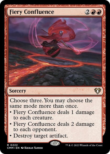 Fiery Confluence, Commander Masters 222