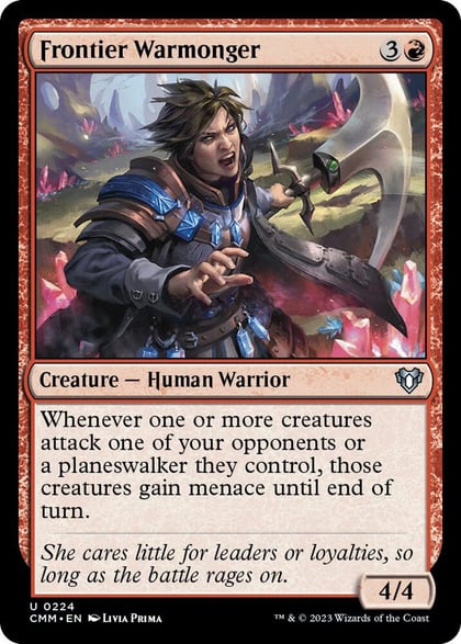 Frontier Warmonger, Commander Masters 224