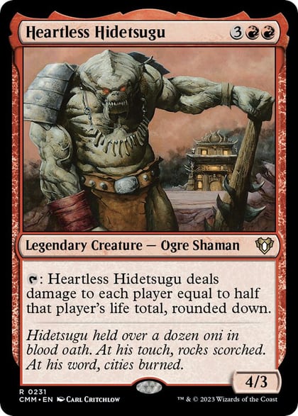 Heartless Hidetsugu, Commander Masters 231