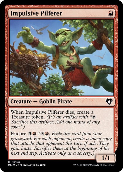 Impulsive Pilferer, Commander Masters 234