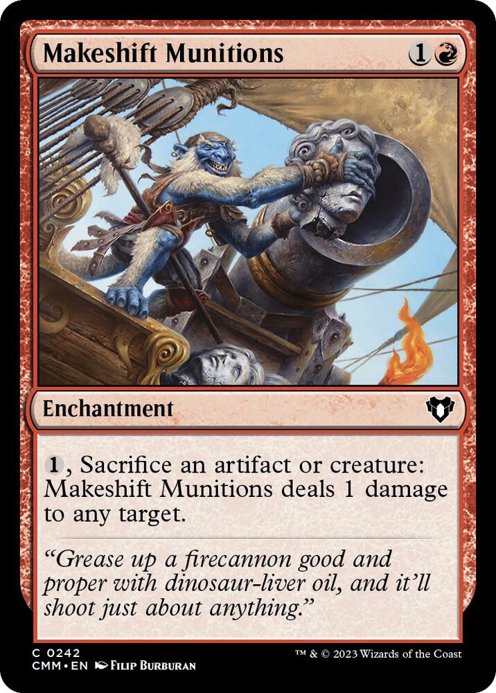Makeshift Munitions, Commander Masters 242