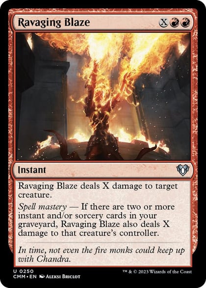 Ravaging Blaze, Commander Masters 250