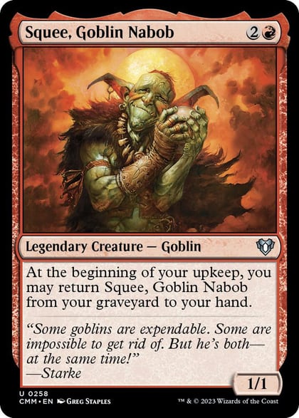 Squee, Goblin Nabob, Commander Masters 258