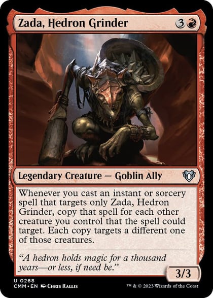 Zada, Hedron Grinder, Commander Masters 268