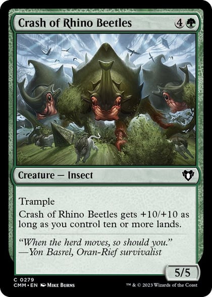 Crash of Rhino Beetles, Commander Masters 279